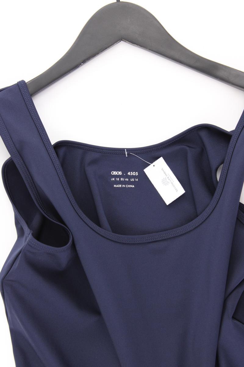 Asos Crop Top Gr. 46 neuwertig blau aus Polyester