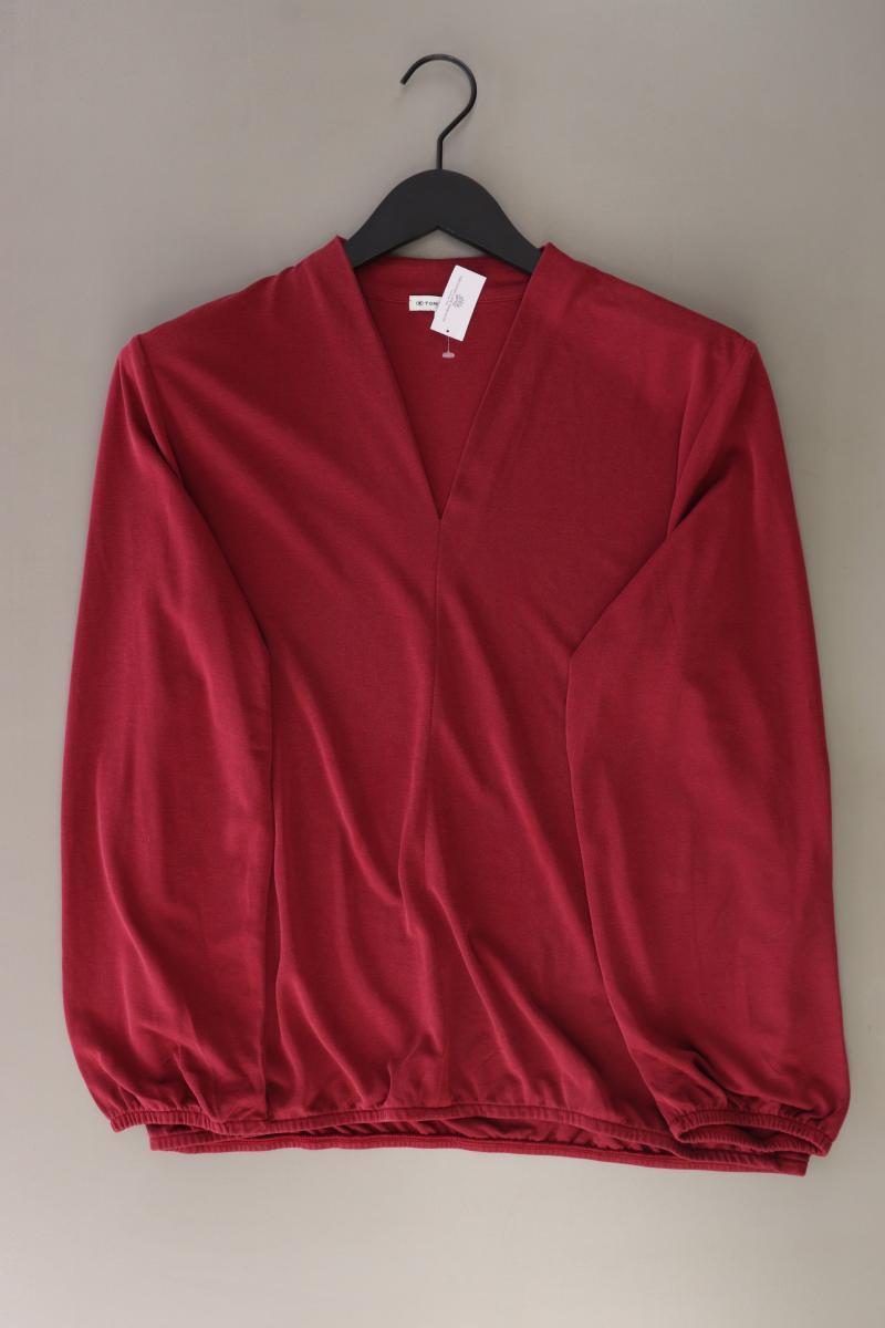 Tom Tailor Langarmbluse Gr. XXL rot