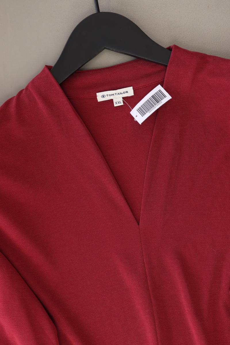 Tom Tailor Langarmbluse Gr. XXL rot
