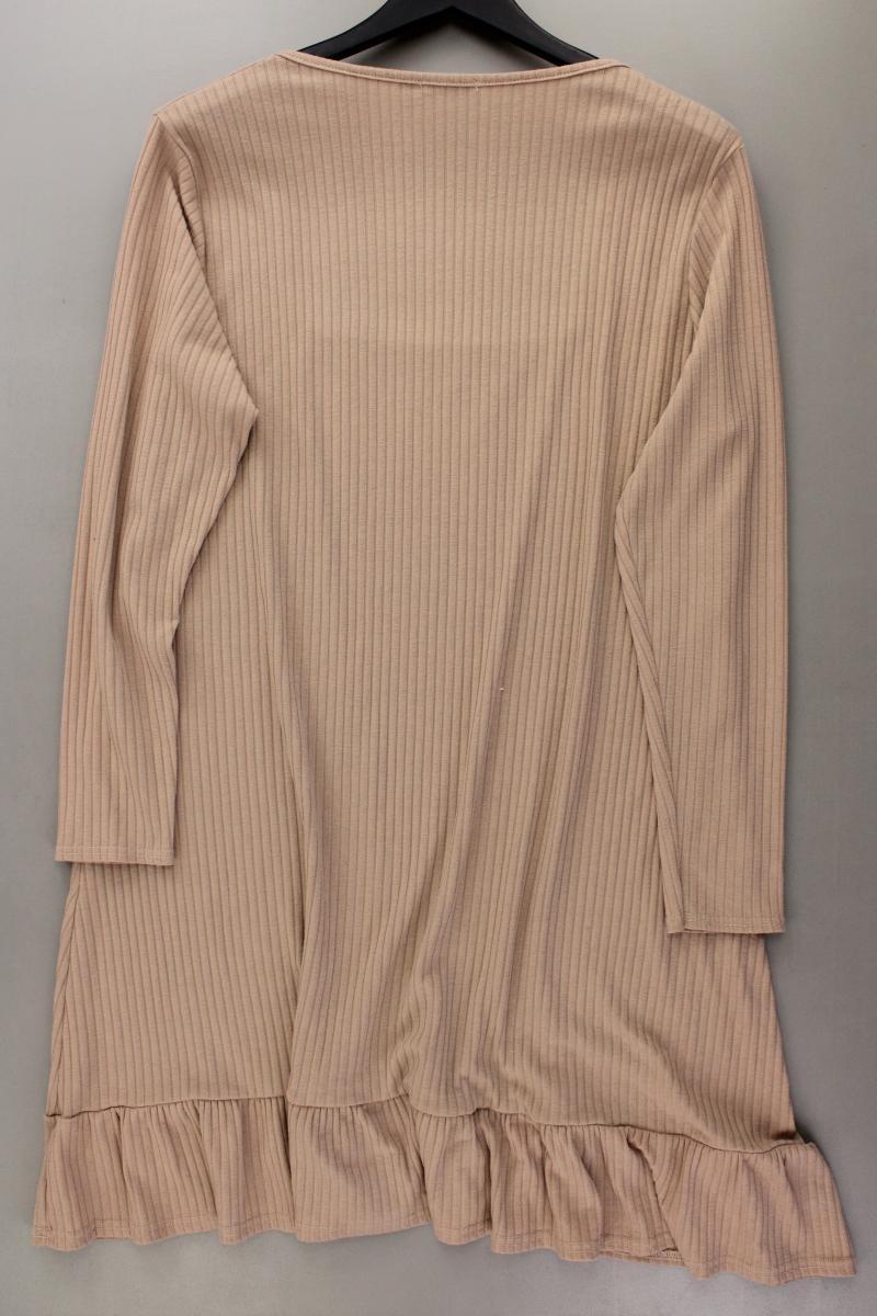 BOOHOO Longshirt Gr. 50 Langarm braun aus Polyester