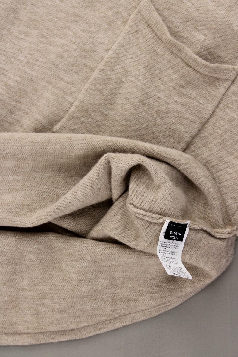Shein Strickkleid Gr. XXL neuwertig Ärmellos braun aus Polyacryl