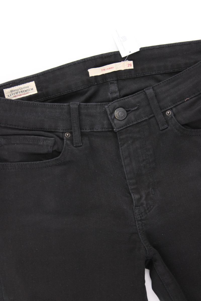 Levi's Skinny Jeans Gr. W28 schwarz
