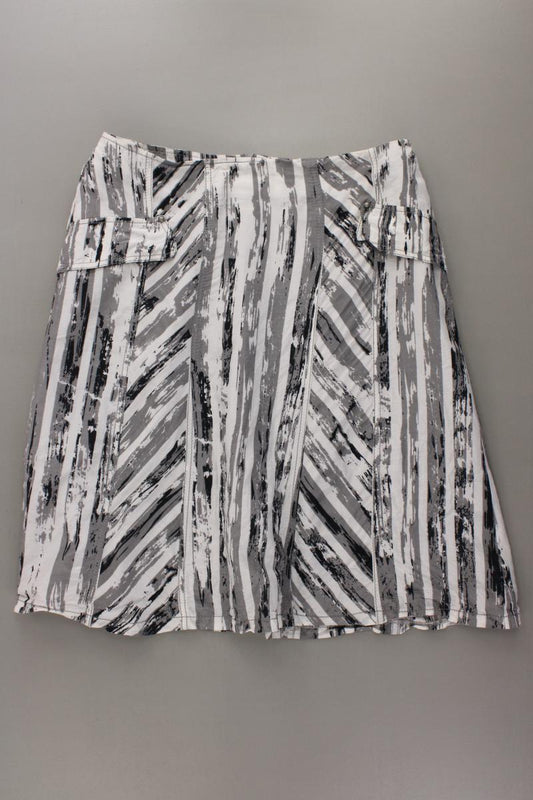 Biba Rock Gr. 38 gestreift grau aus Baumwolle