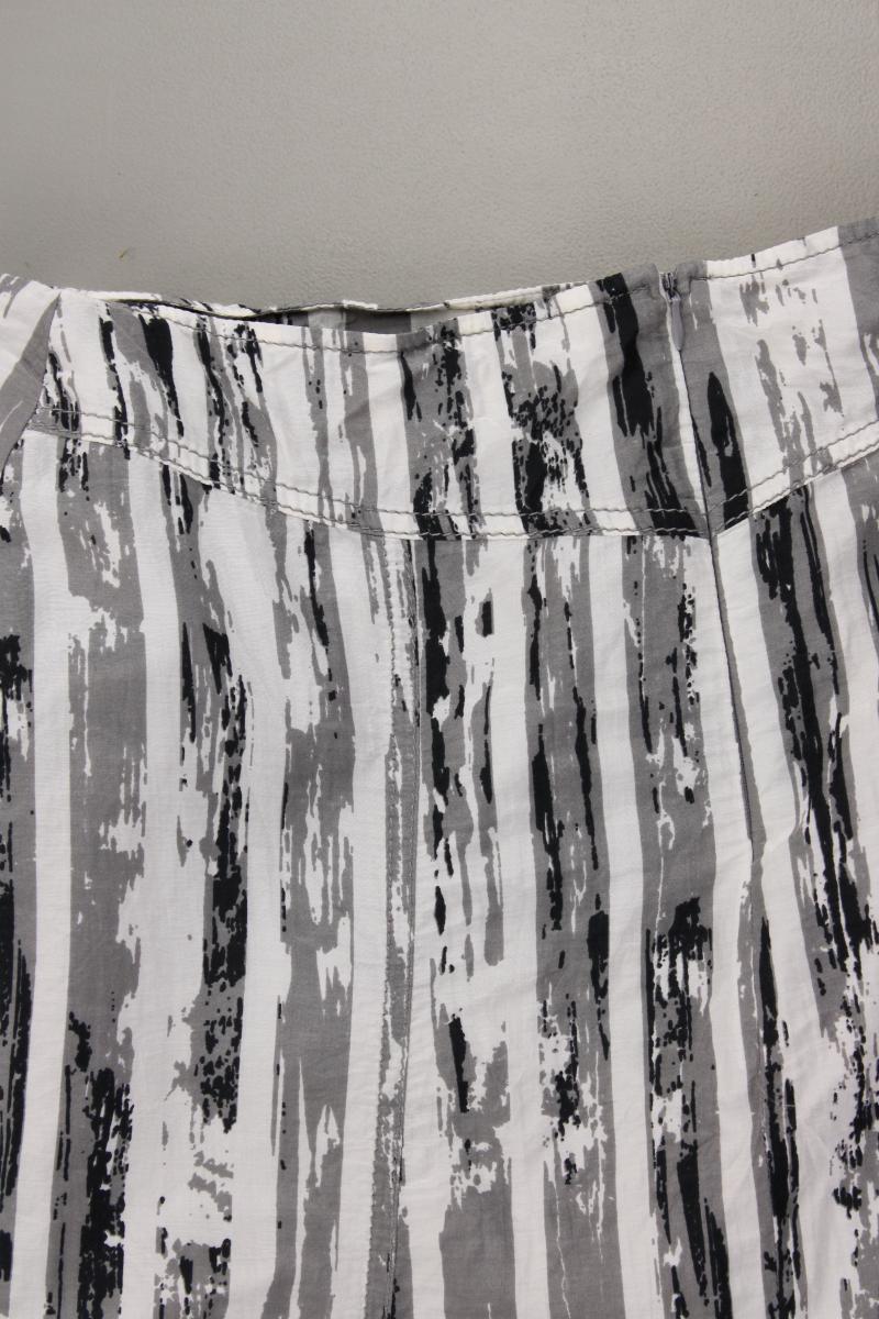 Biba Rock Gr. 38 gestreift grau aus Baumwolle