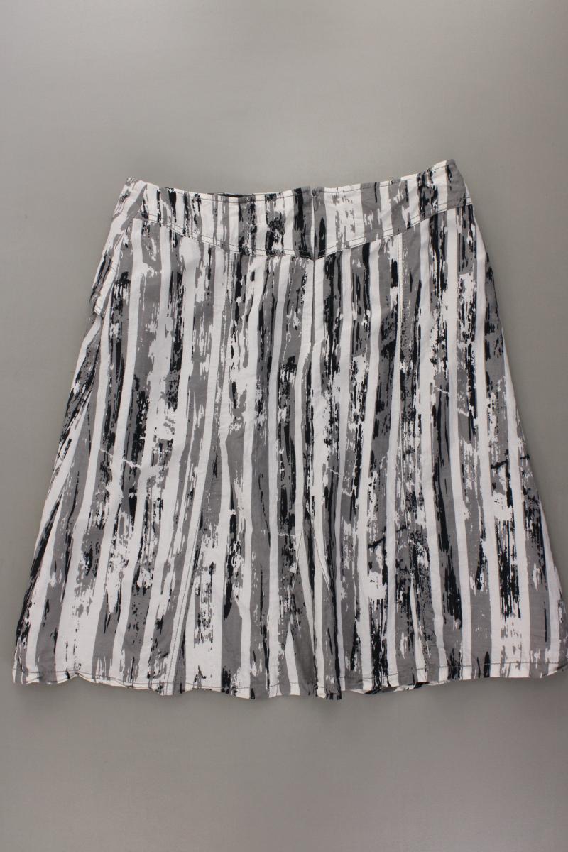 Biba Rock Gr. 38 gestreift grau aus Baumwolle