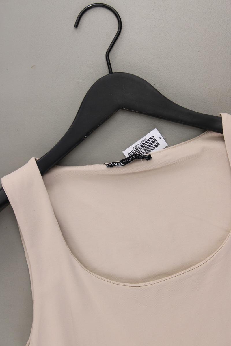 Zara Trägertop Gr. M creme