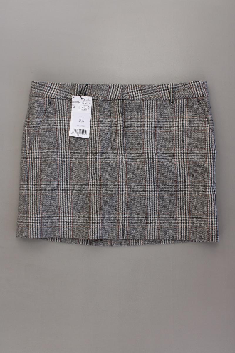 Mango Wollrock Gr. 36 kariert neu mit Etikett Neupreis: 39,99€! grau