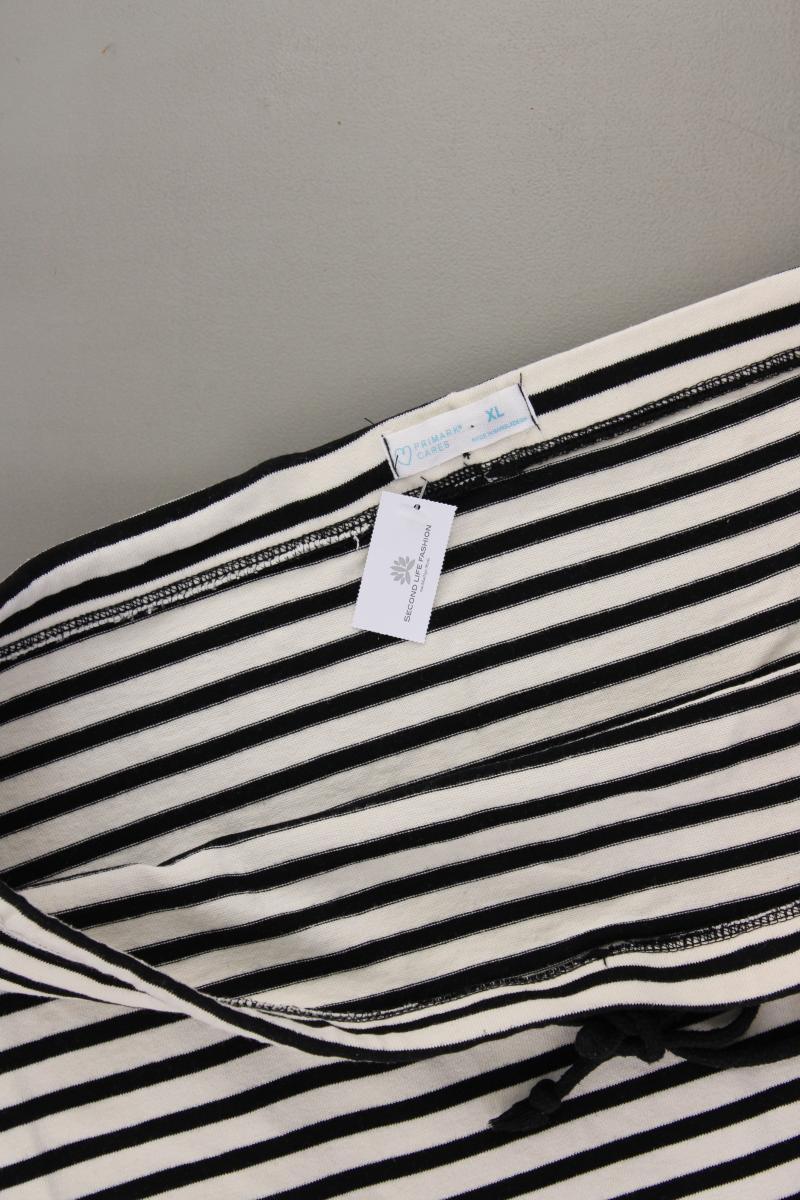 Primark Maxirock Gr. XL gestreift creme aus Baumwolle