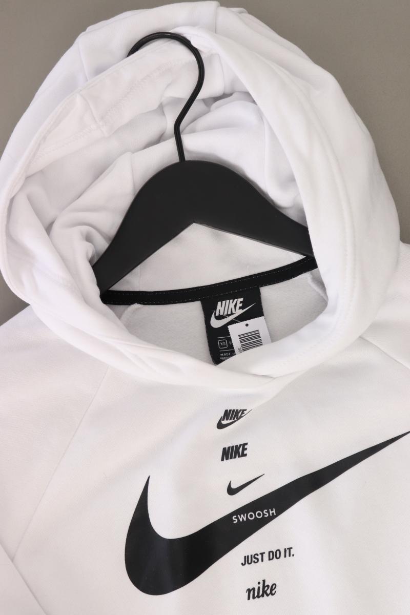 Nike Hoodie für Herren Gr. XS weiß aus Polyester