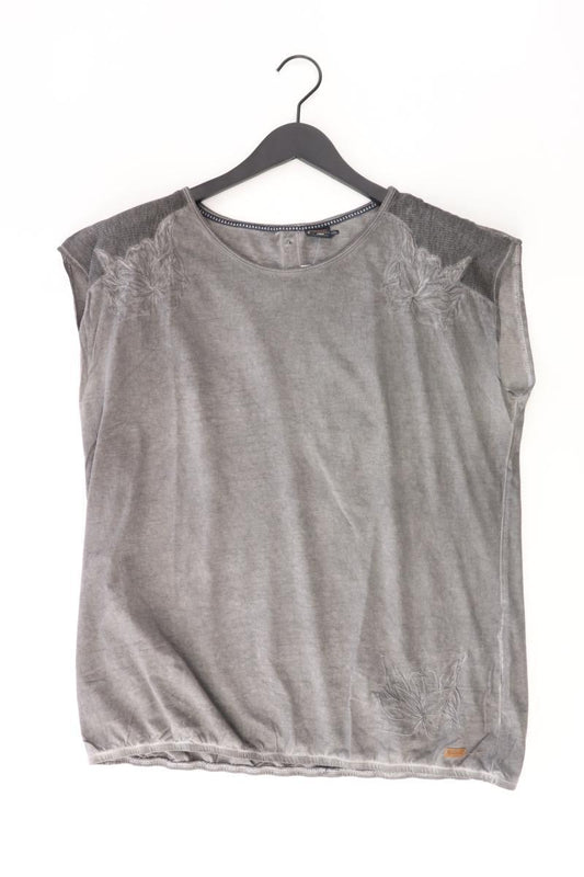 s'questo T-Shirt Gr. 42 Kurzarm grau