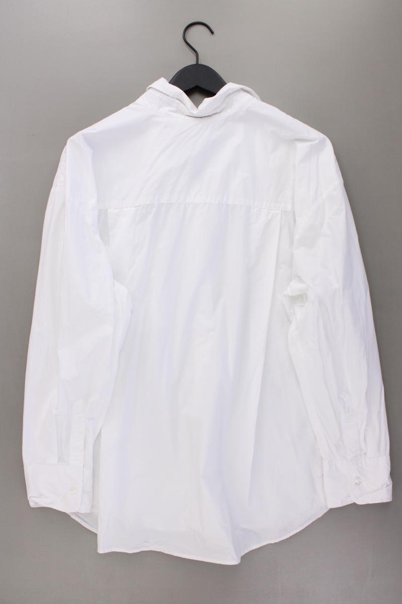 H&M Langarmbluse Gr. XXL weiß aus Baumwolle