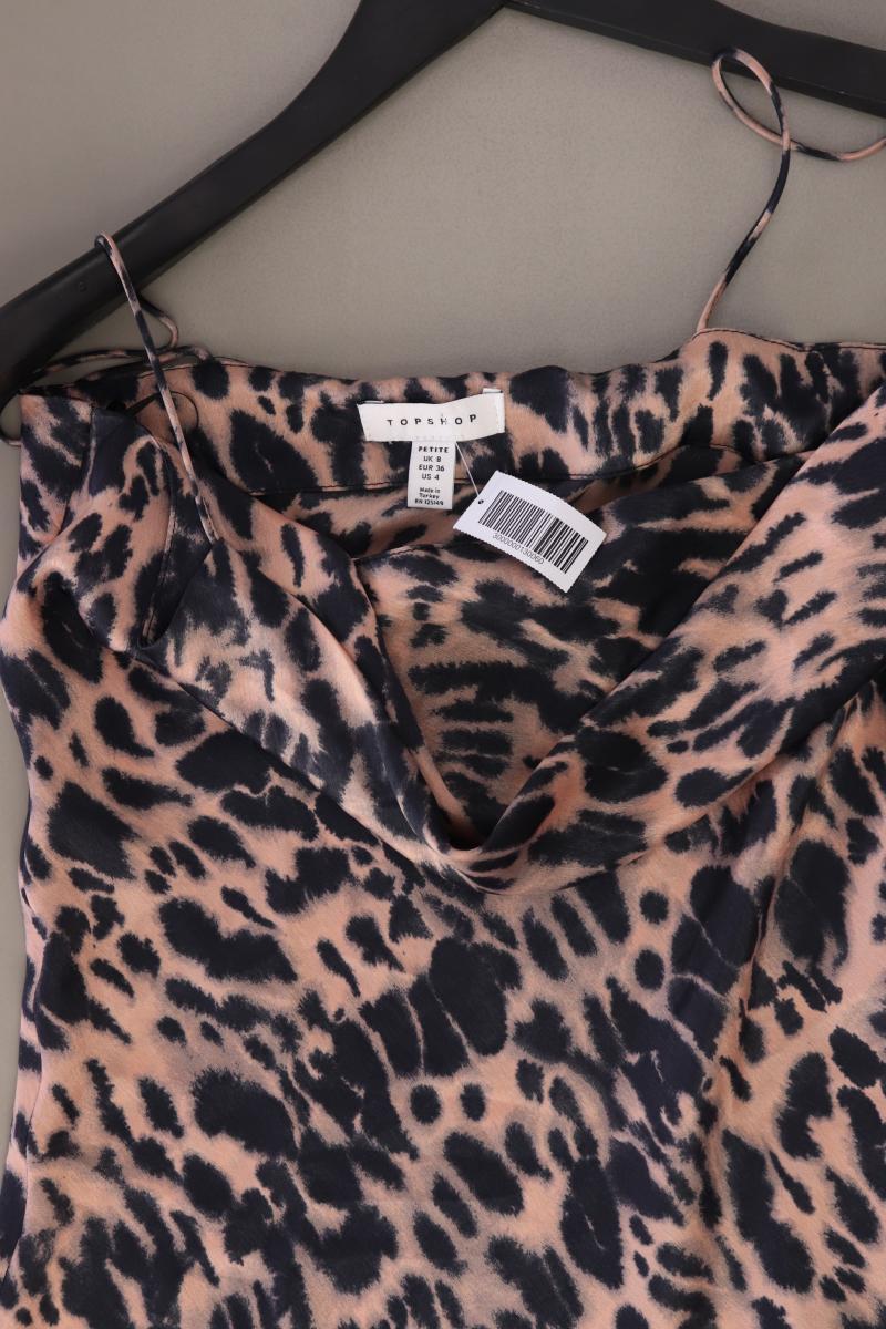 Topshop Trägerkleid Gr. 36 braun aus Polyester