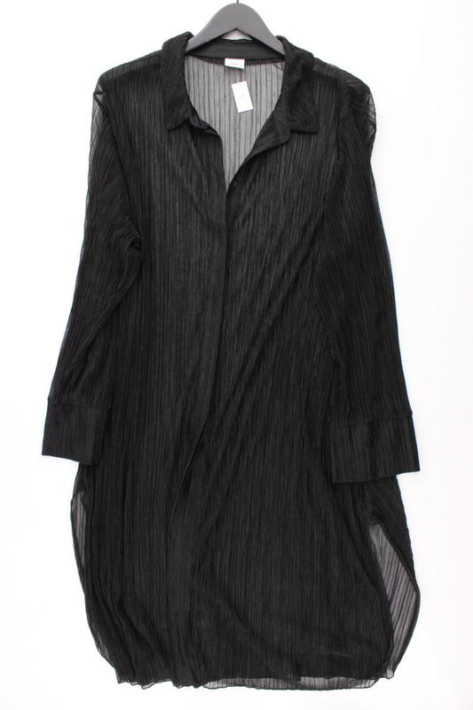 s.Oliver transparentes Kleid Gr. 48 Langarm schwarz aus Polyester