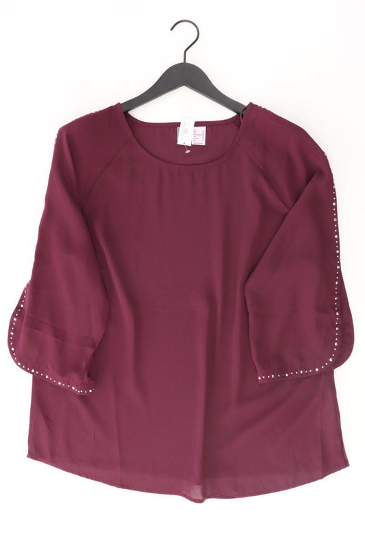 FAIR LADY Classic Bluse Gr. 46 3/4 Ärmel lila aus Polyester