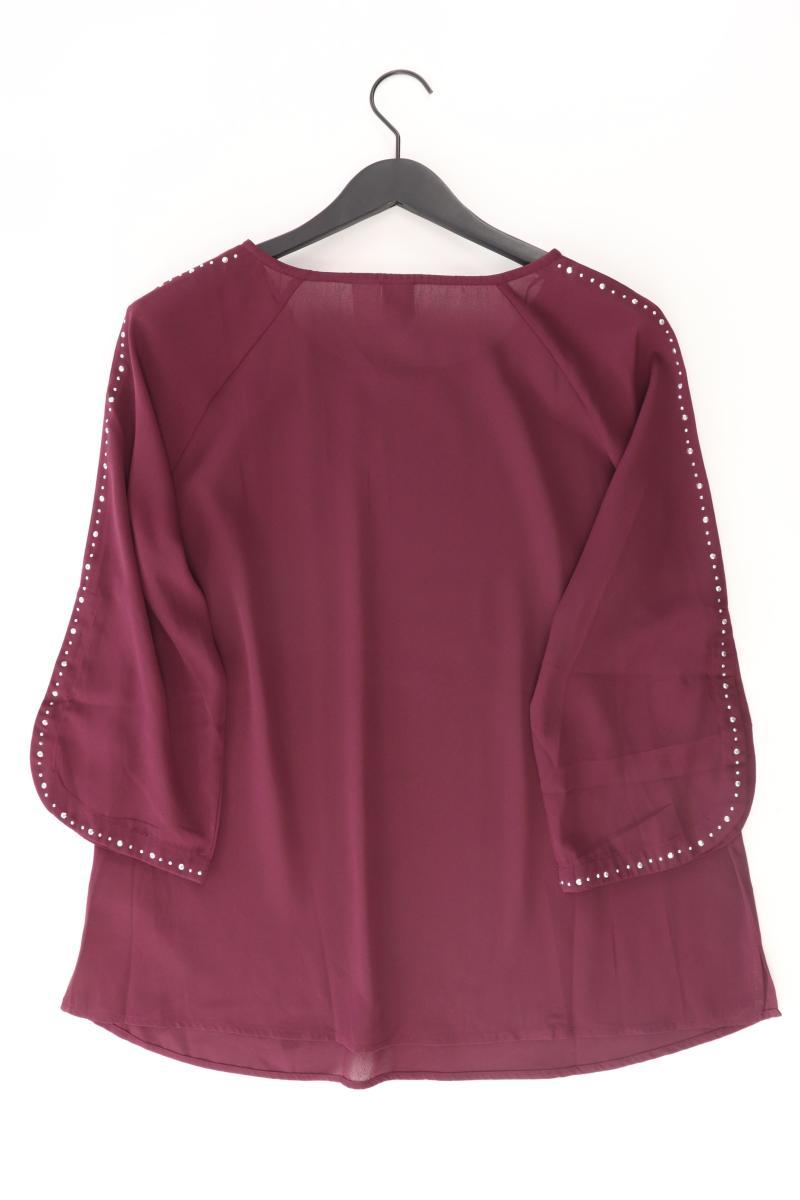 FAIR LADY Classic Bluse Gr. 46 3/4 Ärmel lila aus Polyester