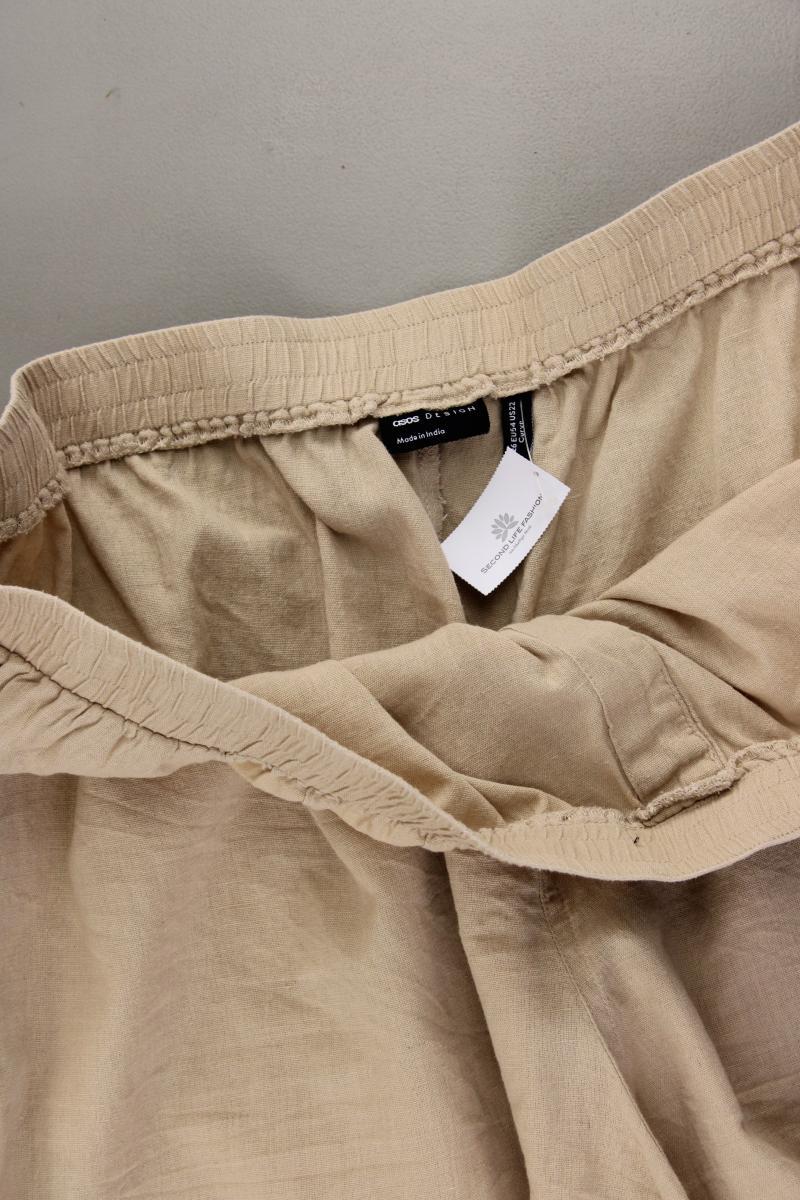 Asos Shorts Gr. 54 creme aus Baumwolle