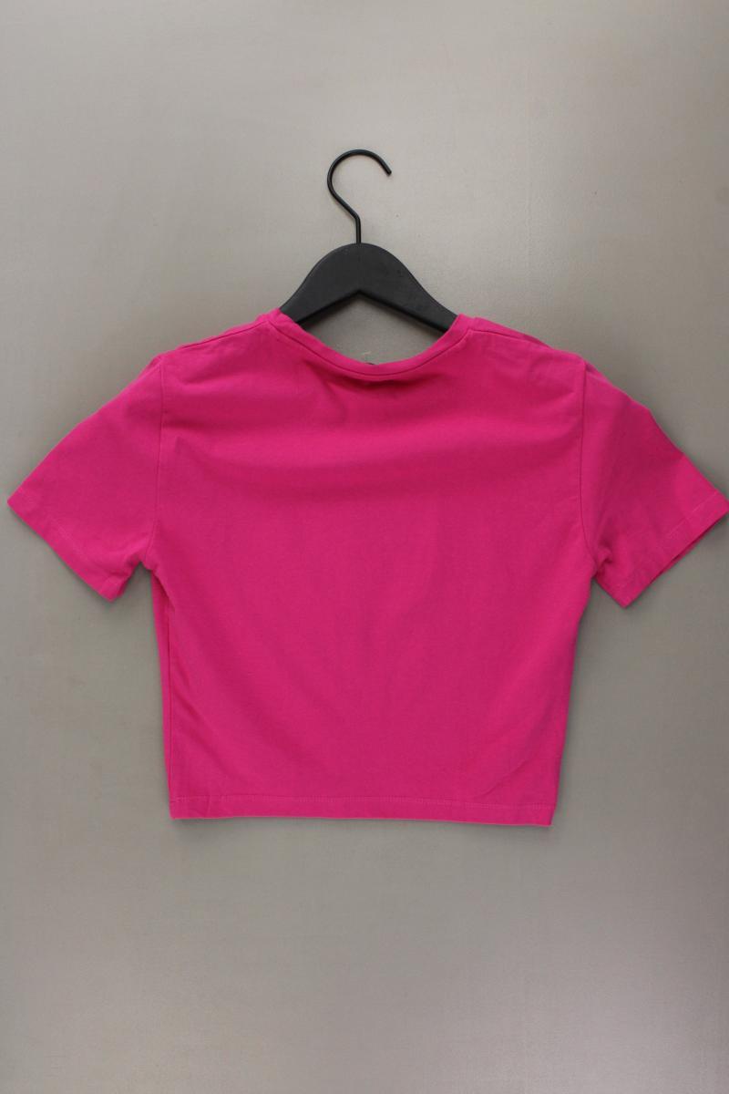 Zara Cropped Shirt Gr. M Kurzarm pink