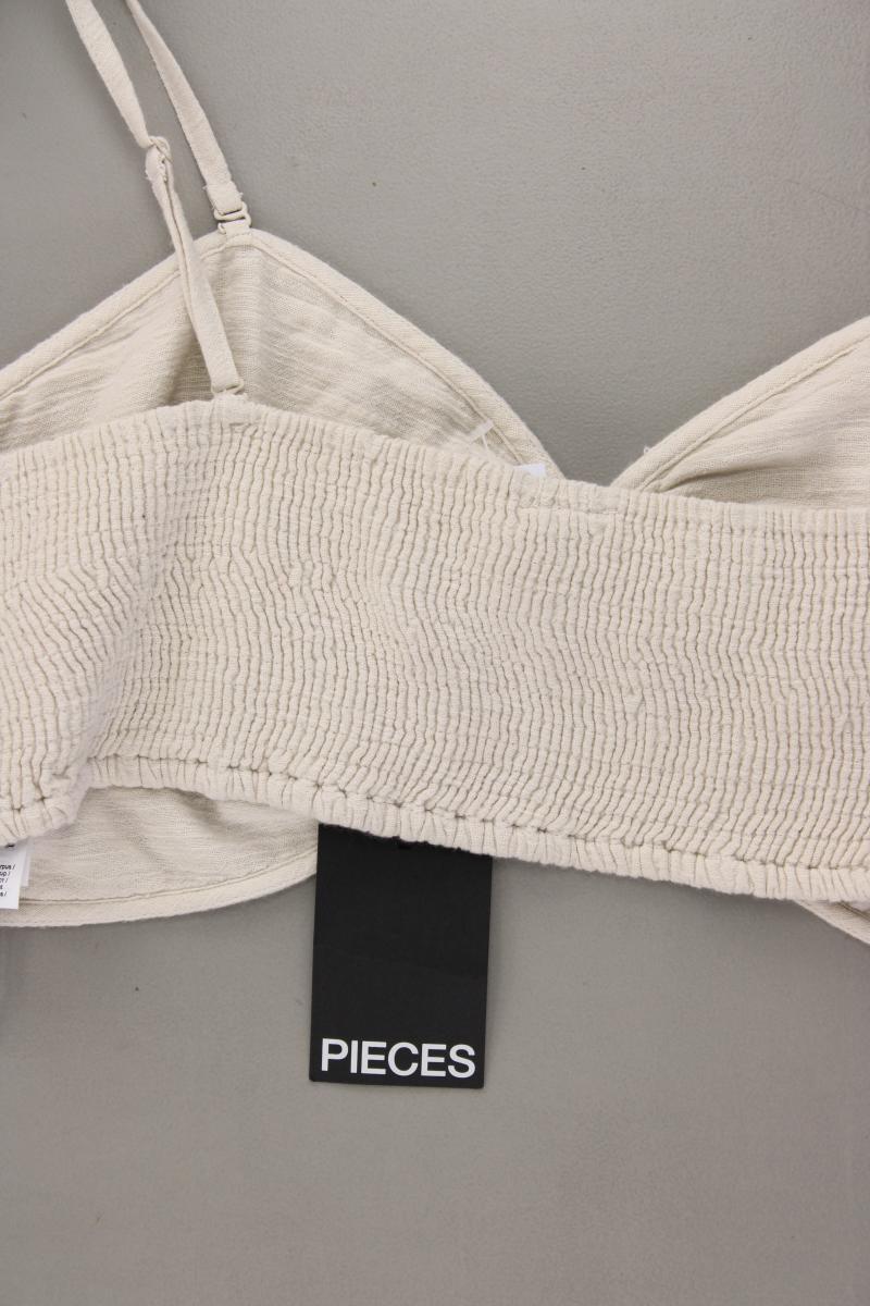 Pieces Crop Top Gr. 48 neu mit Etikett Neupreis: 29,99€! creme aus Baumwolle