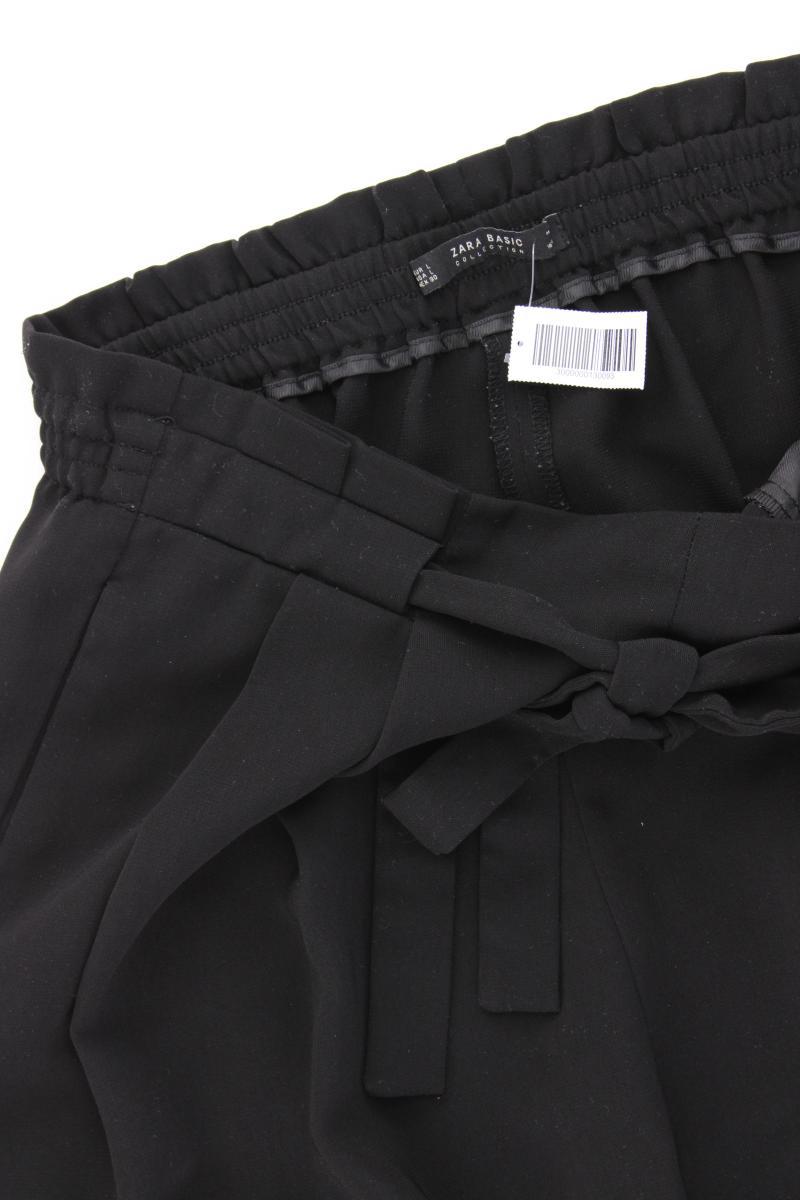 Zara Stoffhose Gr. L schwarz aus Polyester