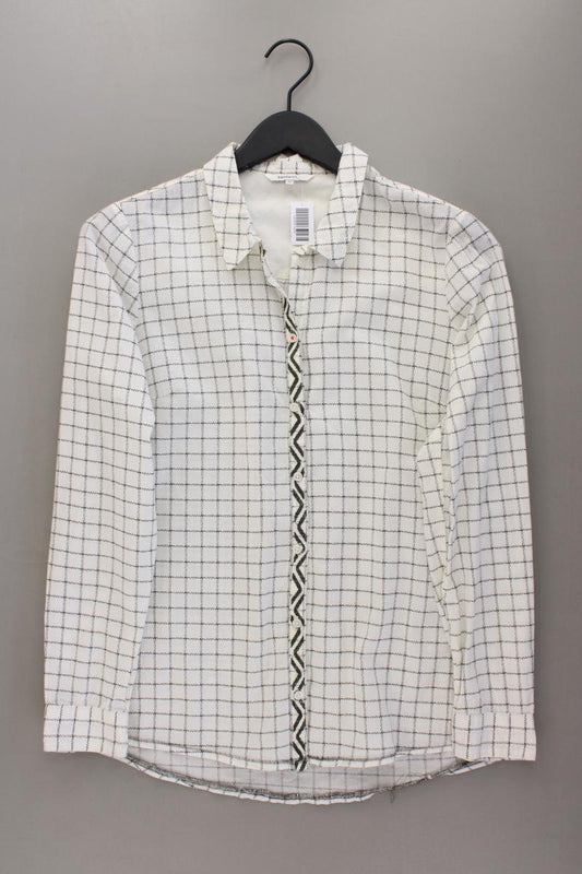 Sandwich_ Langarmbluse Gr. 40 creme aus Baumwolle