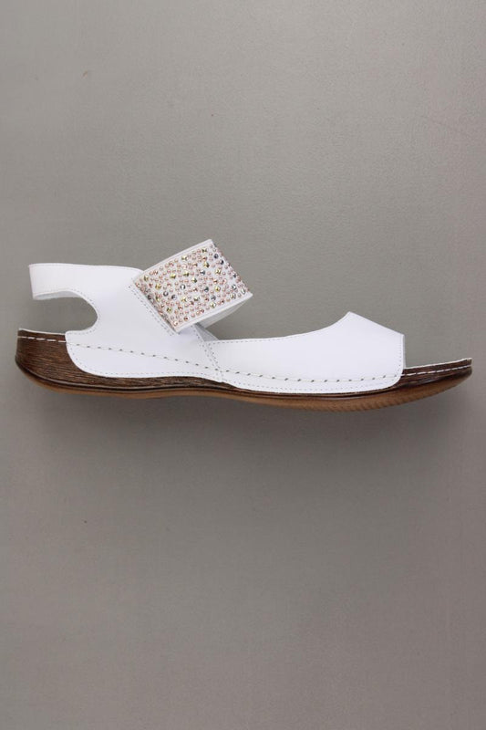 Waldläufer Sandalen Gr. 41 neuwertig weiß aus Leder