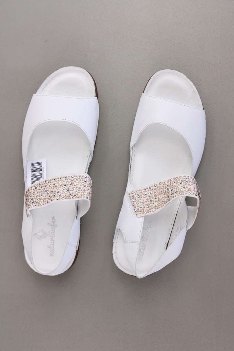 Waldläufer Sandalen Gr. 0 neuwertig weiß aus Leder