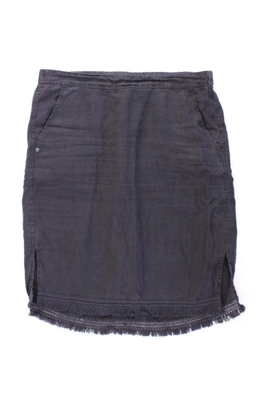 Sandwich_ Leinenrock Gr. 38 grau