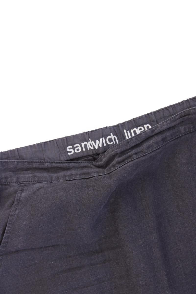 Sandwich_ Leinenrock Gr. 38 grau