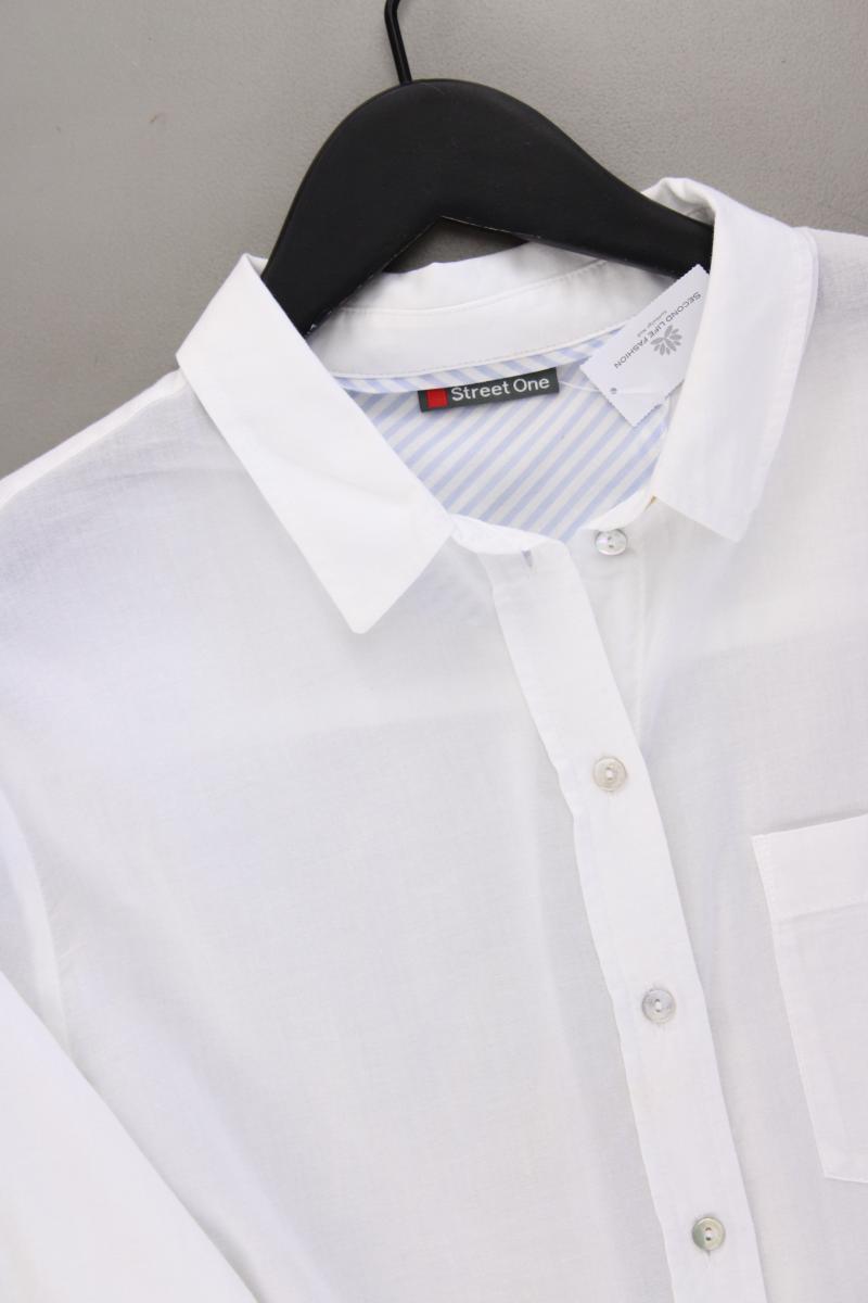 Street One Langarmbluse Gr. 40 weiß