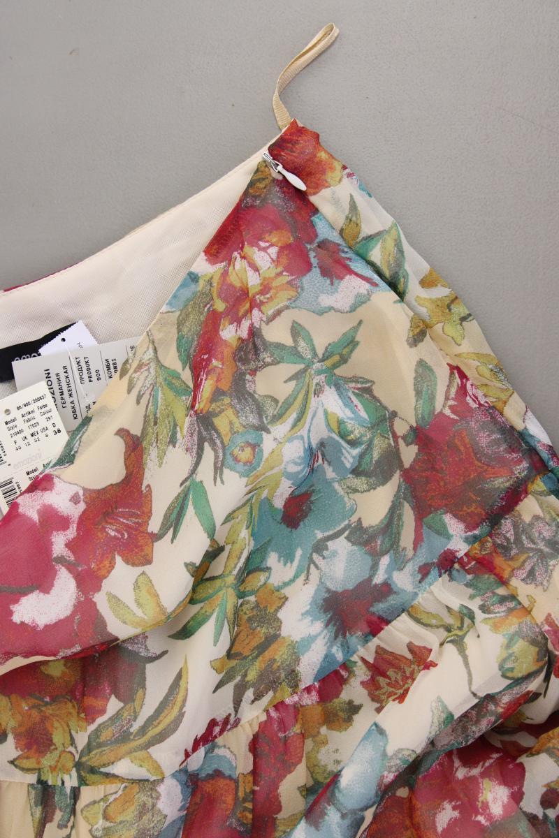 Emozioni Seidenrock Gr. 38 mit Blumenmuster neu mit Etikett Neupreis: 29,9€!