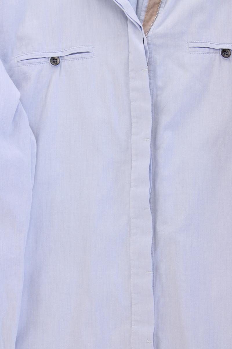 Biba Langarmbluse Gr. 38 blau aus Baumwolle