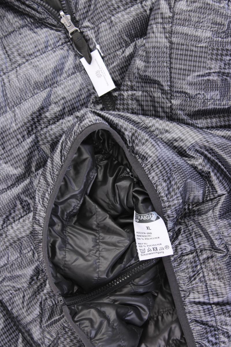 Straight Up Wendeweste Gr. XL hahnentritt grau aus Polyester