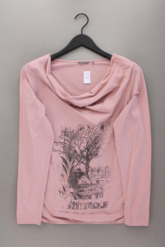 Sandwich_ Printshirt Gr. L Langarm rosa aus Baumwolle