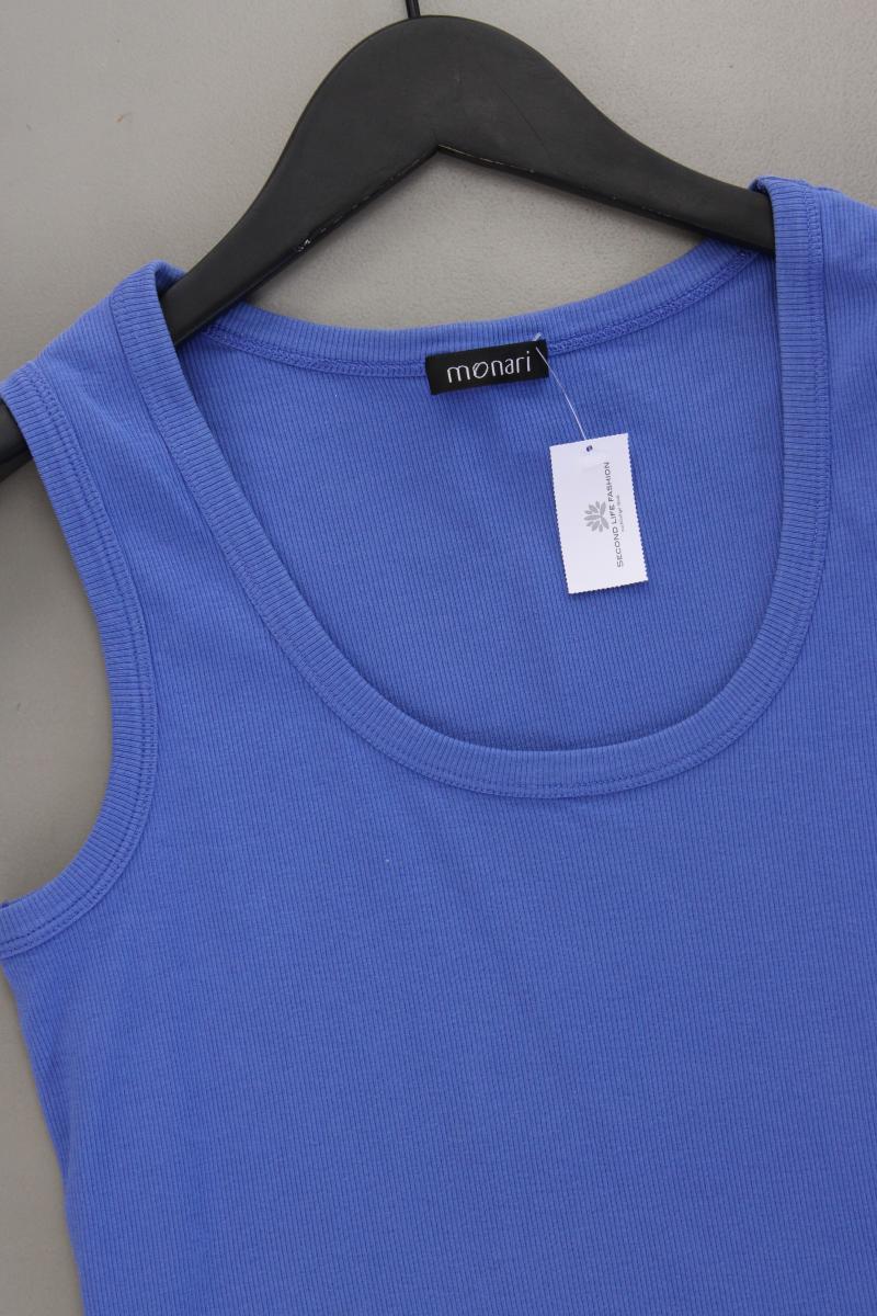 Monari Trägertop Gr. 42 blau aus Baumwolle