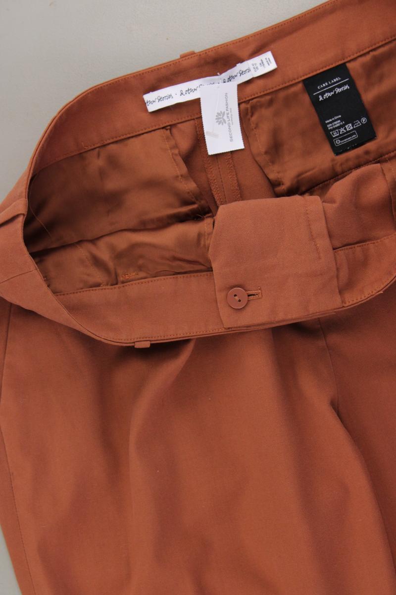 & other stories Stoffhose Gr. 42 braun aus Polyester