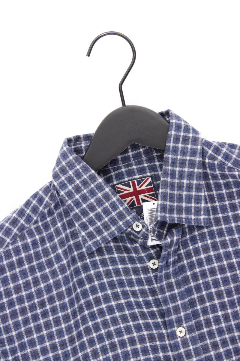 Charles Robertson Langarmhemd mit Wolle für Herren Gr. L geometrisches Muster