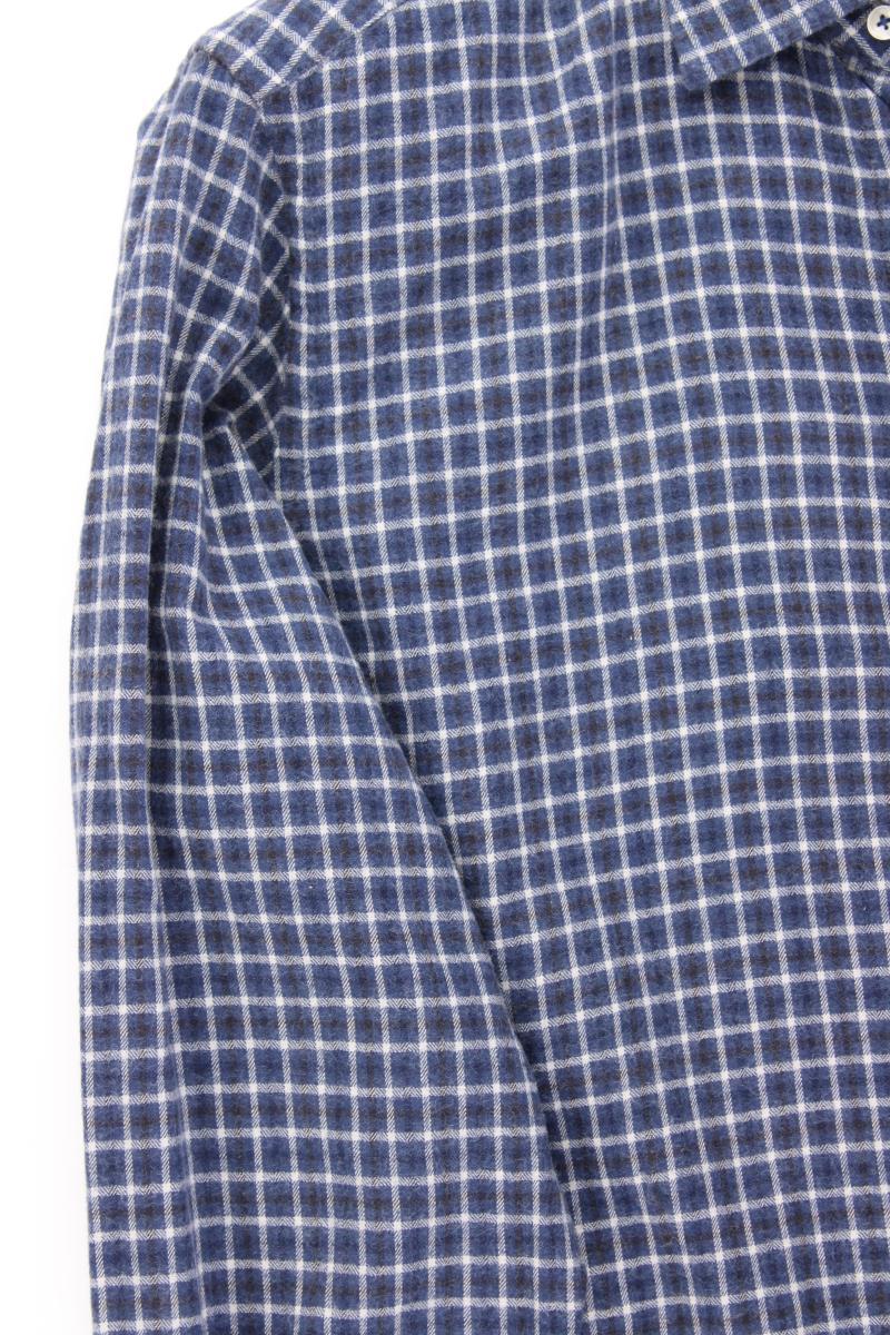 Charles Robertson Langarmhemd mit Wolle für Herren Gr. L geometrisches Muster