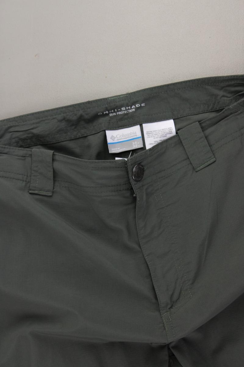 Columbia Cargohose für Herren Gr. W34/L32 olivgrün aus Nylon