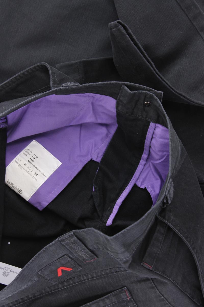 Alberto Hose für Herren Gr. W34/L34 Modell King grau