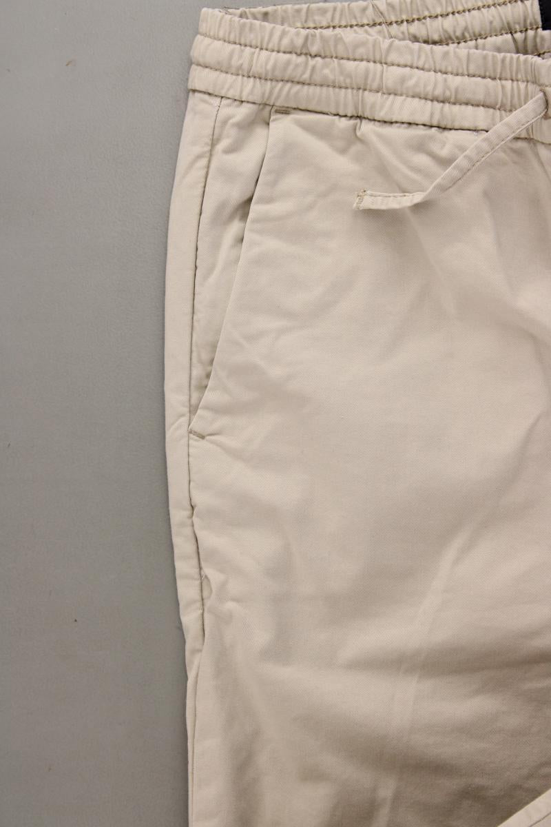 Esprit Hose für Herren Gr. 48 creme aus Baumwolle