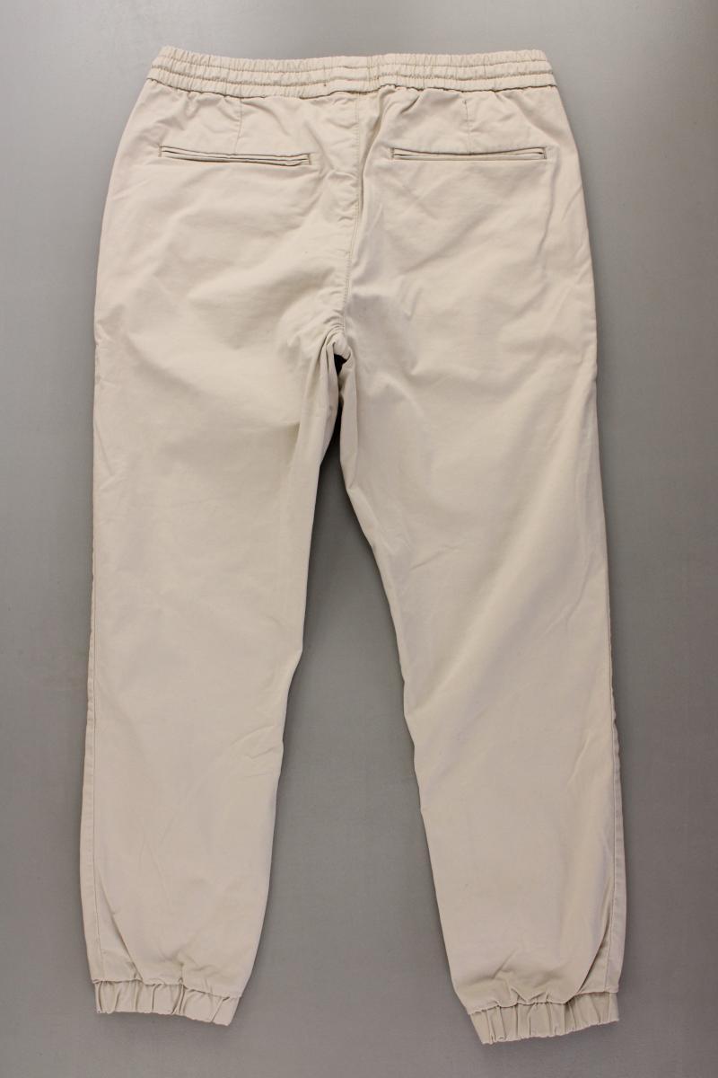 Esprit Hose für Herren Gr. 48 creme aus Baumwolle