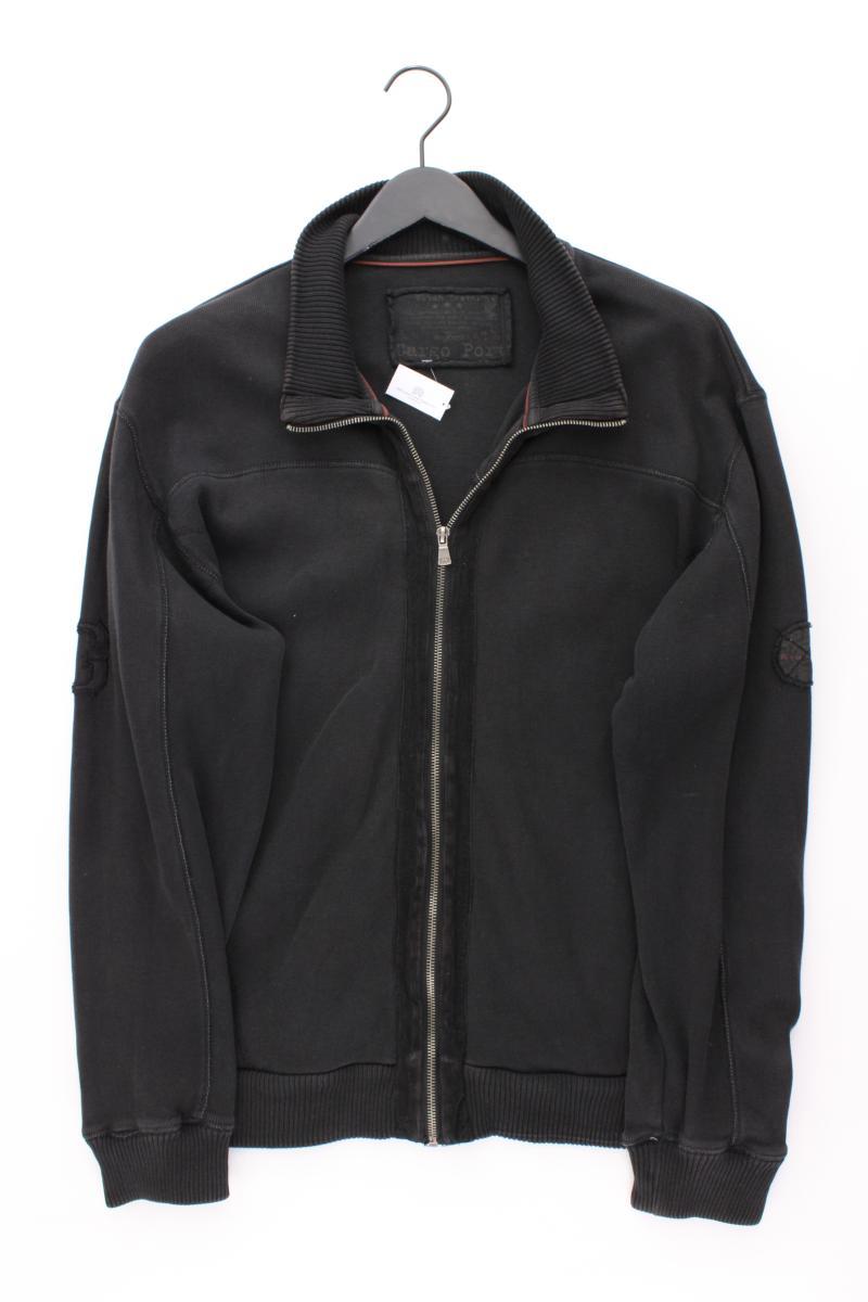 Engbers Strickjacke für Herren Gr. L Langarm schwarz aus Baumwolle