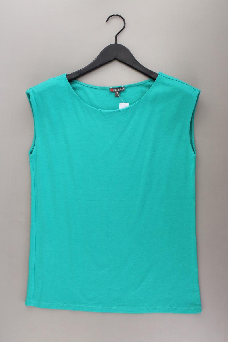 Street One Classic Top Gr. 42 grün aus Baumwolle