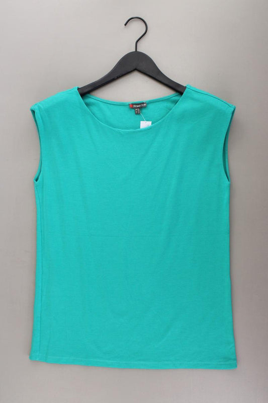 Street One Classic Top Gr. 42 grün aus Baumwolle