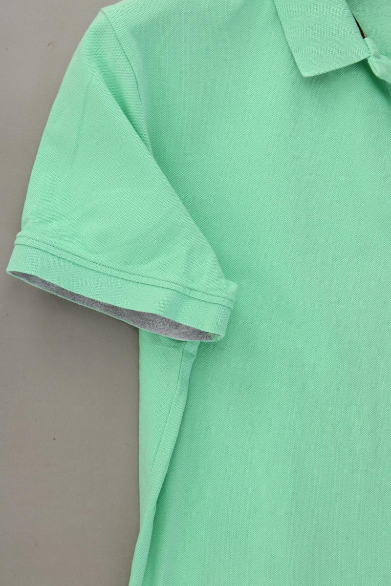 Esprit Poloshirt für Herren Gr. L Kurzarm grau aus Baumwolle