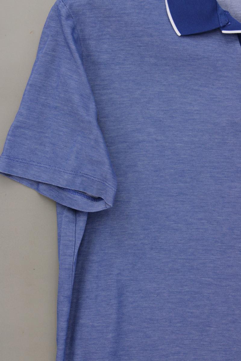 BOSS by Hugo Boss Poloshirt für Herren Gr. L Kurzarm blau aus Baumwolle