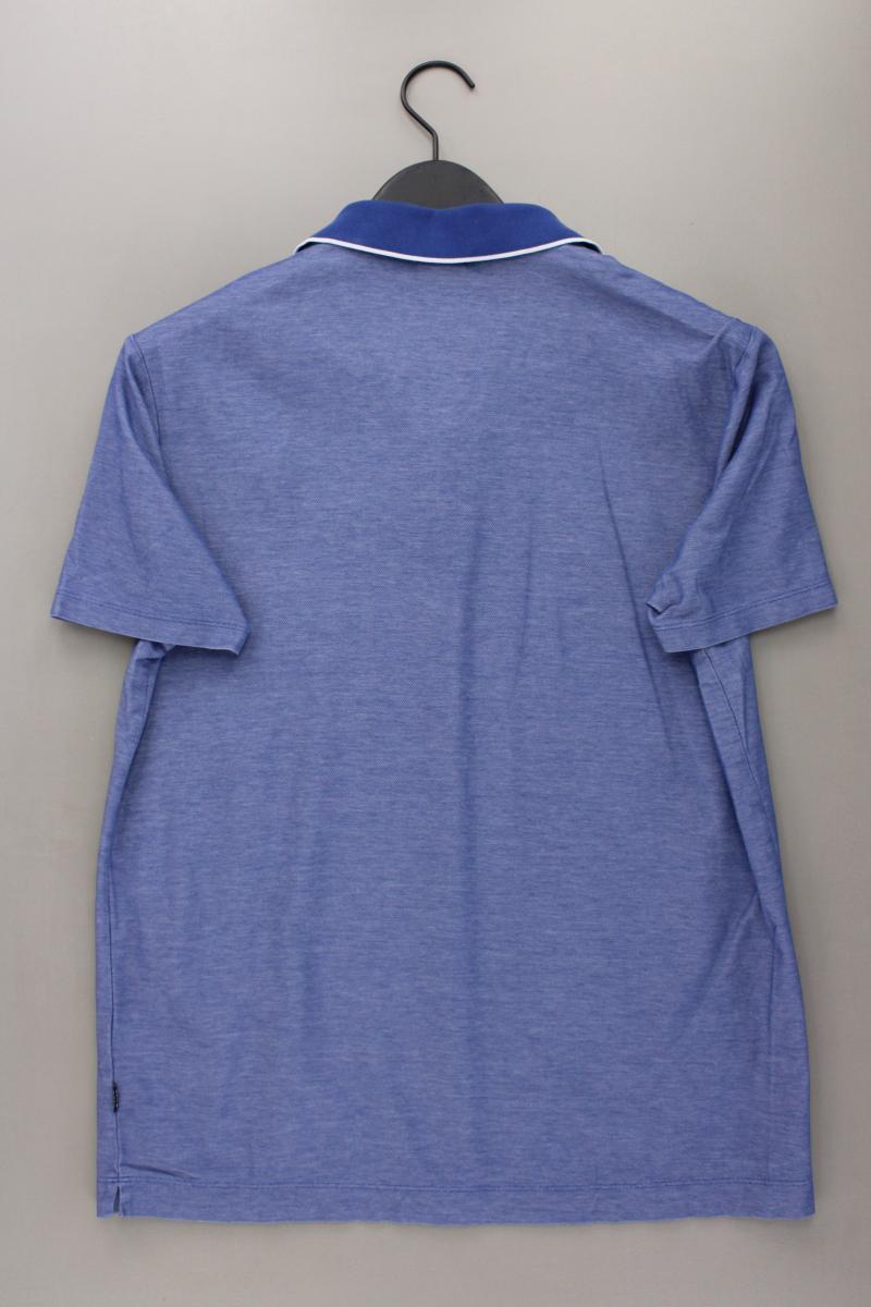 BOSS by Hugo Boss Poloshirt für Herren Gr. L Kurzarm blau aus Baumwolle