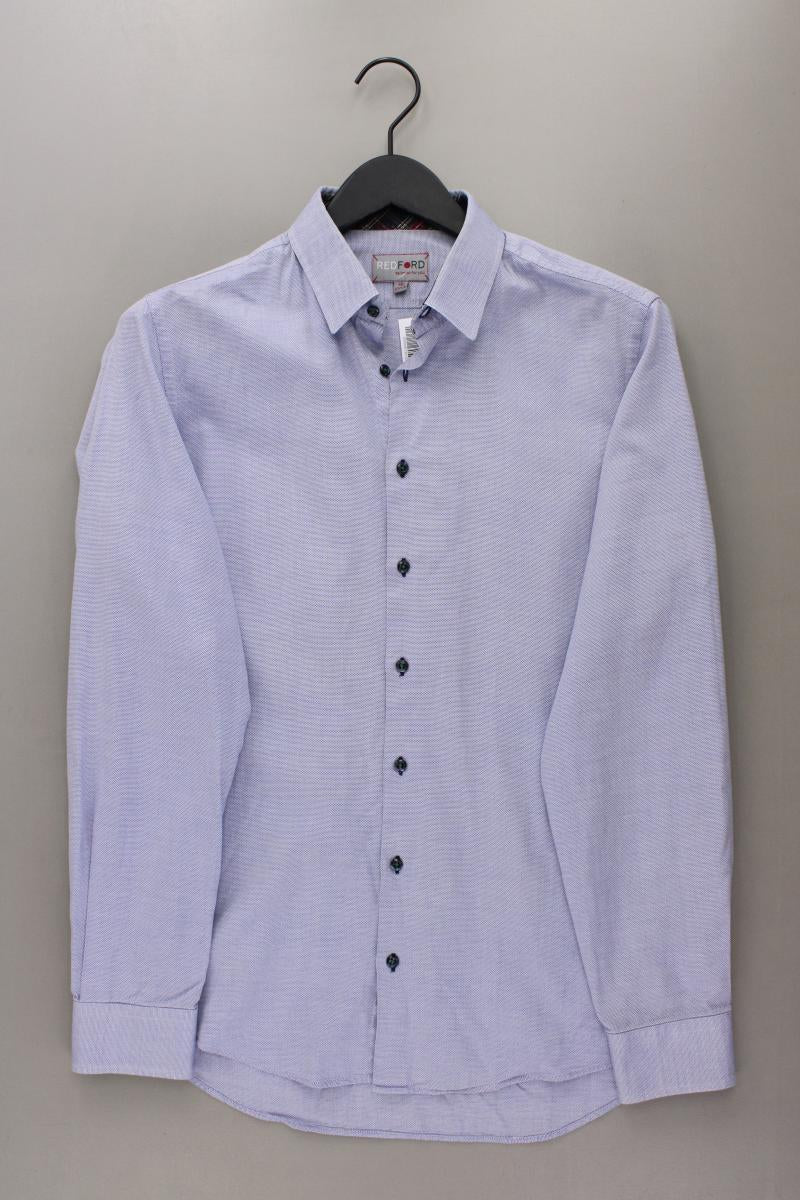 Redford Langarmhemd für Herren Gr. Hemdgröße 40 blau