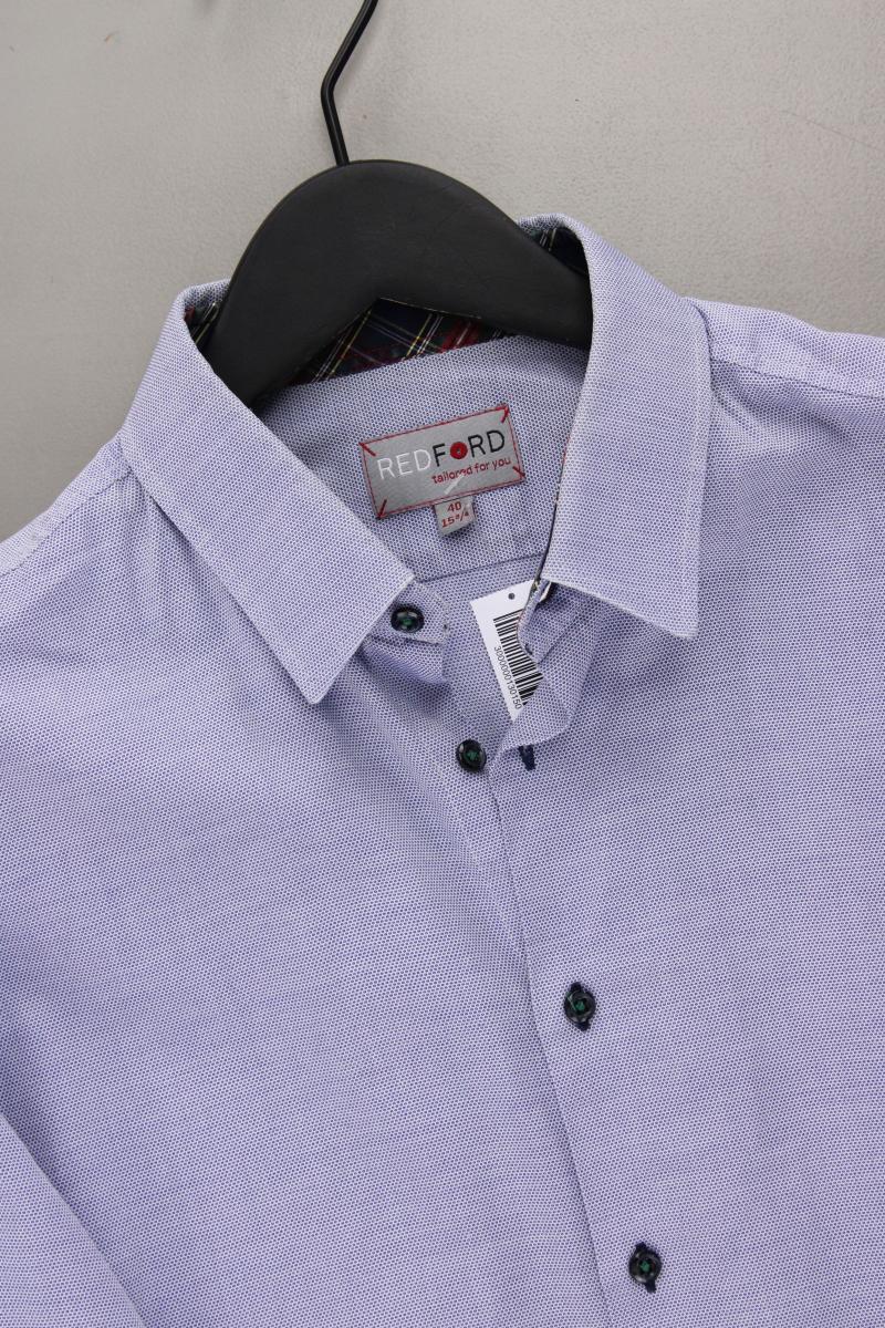 Redford Langarmhemd für Herren Gr. Hemdgröße 40 blau