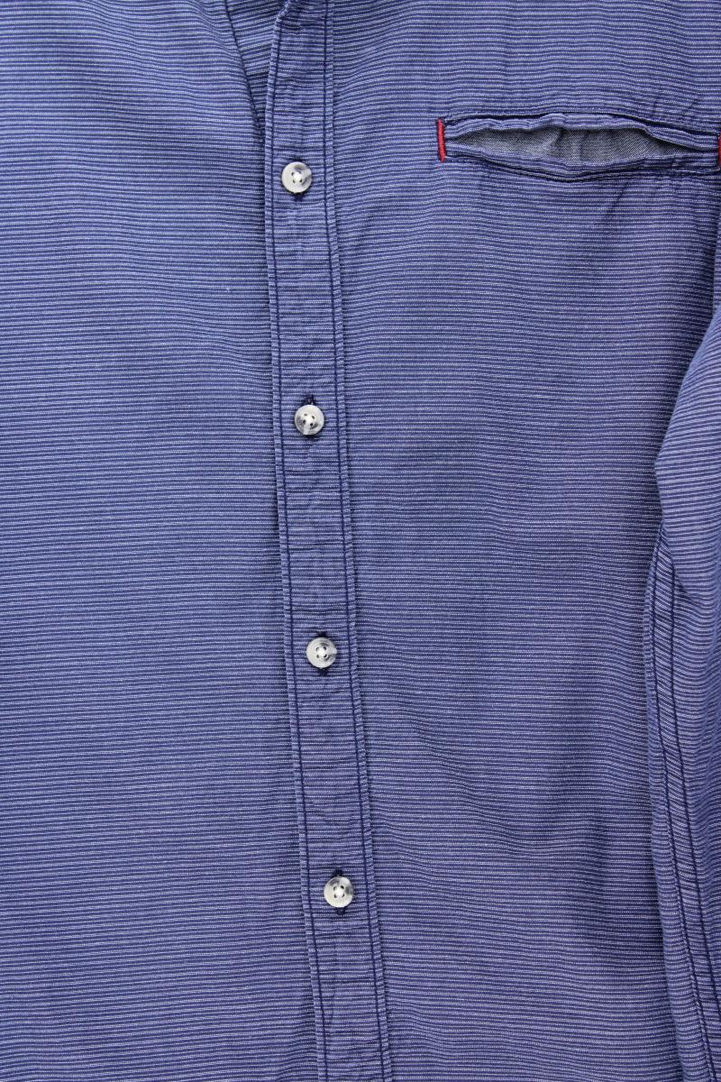 edc by Esprit Langarmhemd für Herren Gr. L blau aus Baumwolle